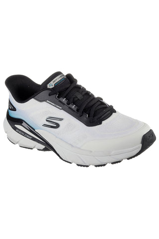 Weiße Turnschuhe Slip Ins in Mesh Skechers Skech Cage