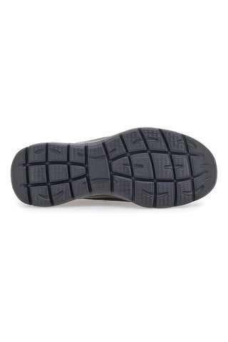 Navyfarbene Slip-Ins aus Mesh mit Air-Cooled Memory Foam Skechers Summits High Range Wide Fit