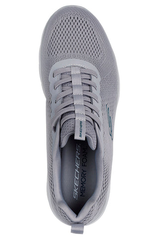 Graue Mesh-Sneaker mit Memory-Schaum-Sohle von Skechers Summits Eckler
