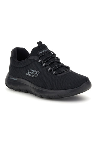 Sneakers nero con lacci e memory foam Skechers Summits Corlen