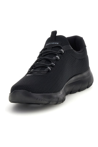 Sneakers nero con lacci e memory foam Skechers Summits Corlen