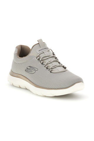 Sneakers tortora in mesh Skechers Summits Corlen