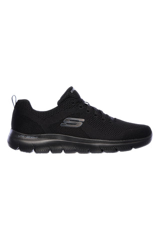 Schwarze Sneakers Memory Foam Skechers Summits Brisbane