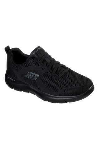 Schwarze Sneakers Memory Foam Skechers Summits Brisbane