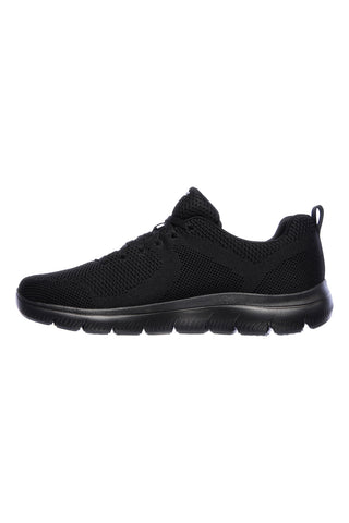 Schwarze Sneakers Memory Foam Skechers Summits Brisbane