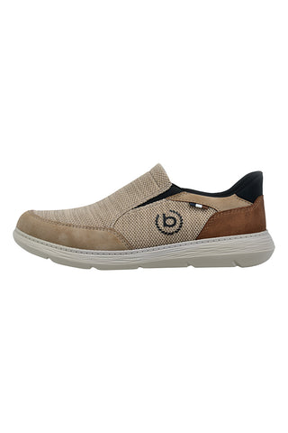 Beige Loafers Slip on Bugatti 335AFU6669005200