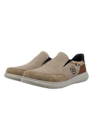 Beige Loafers Slip on Bugatti 335AFU6669005200
