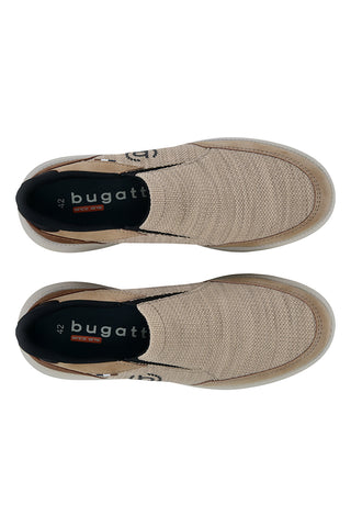 Beige Loafers Slip on Bugatti 335AFU6669005200