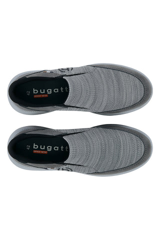 Mocassini slip on da uomo grigi leggeri Bugatti 335AFU6669001200