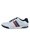 Scarpe bianche stringate con inserti blu Bugatti 325A381050002000