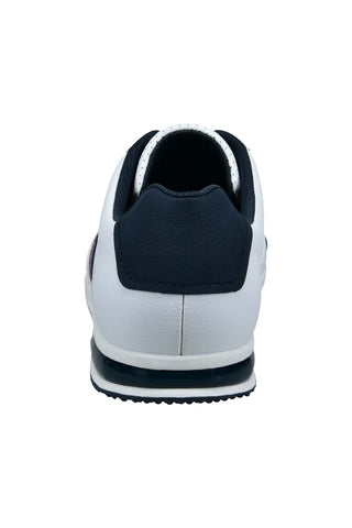 Scarpe bianche stringate con inserti blu Bugatti 325A381050002000