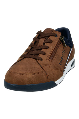 Bugatti braun Herren Turnschuhe mit seitlichem Reißverschluss 325A380950696341