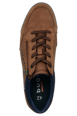 Bugatti braun Herren Turnschuhe mit seitlichem Reißverschluss 325A380950696341
