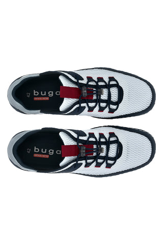 Bugatti weiß perforiert Herren Turnschuhe 325AFF1269502041