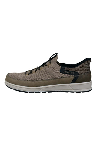 Beige Slipper mit elastischen Schnürsenkeln Bugatti 335AFB6B69001400