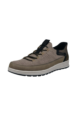 Beige Slipper mit elastischen Schnürsenkeln Bugatti 335AFB6B69001400