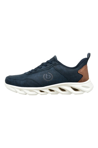 Blaue Turnschuhe mit geformter Sohle Bugatti 345AVK0250004100