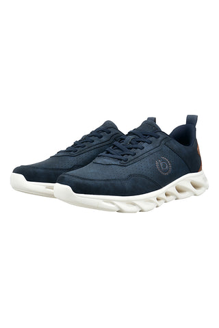 Blaue Turnschuhe mit geformter Sohle Bugatti 345AVK0250004100