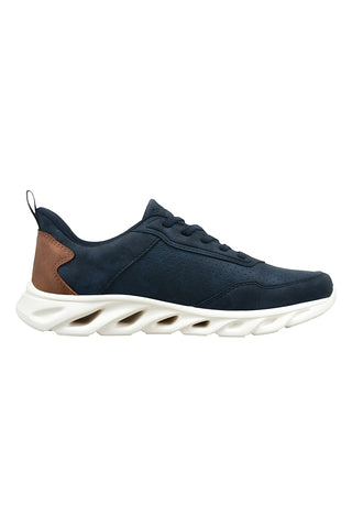 Blaue Turnschuhe mit geformter Sohle Bugatti 345AVK0250004100