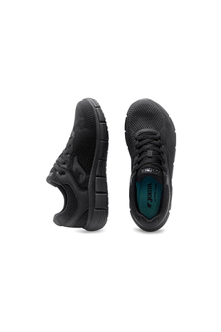 Schwarze Turnschuhe mit Memory Foam und rutschfest Joma Catens2601