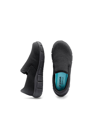 Schwarze Slipper mit Memory Foam und rutschfester Sohle Joma Ccupes2621