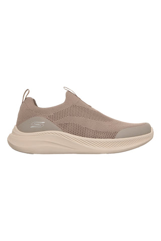 Sneakers taupe slip on in tessuto Skechers Bobs Moda Flex Broad Acre