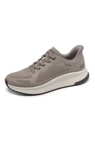 Sneakers Slip-ins taupe scuro con Memory Foam Skechers Bobs Squad 4