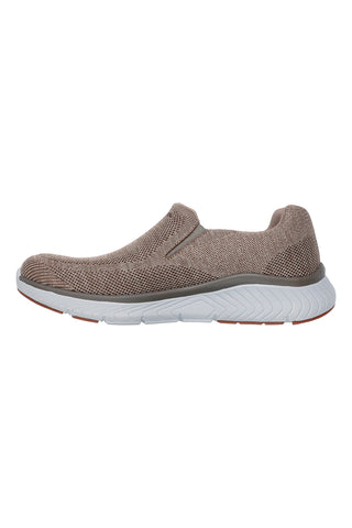 Sneakers taupe slip on in mesh Skechers Arch fit Crosser Locke