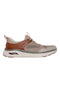 Taupe Turnschuhe mit Bogen Unterstützung Arch Fit Skechers Arch Fit Crosser Emeric