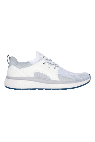 Sneakers bianche e grigie in mesh Skechers Lancer Dalton