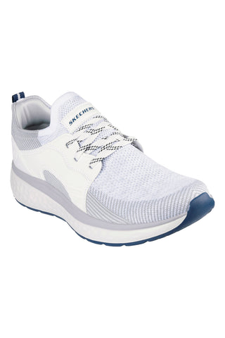 Sneakers bianche e grigie in mesh Skechers Lancer Dalton