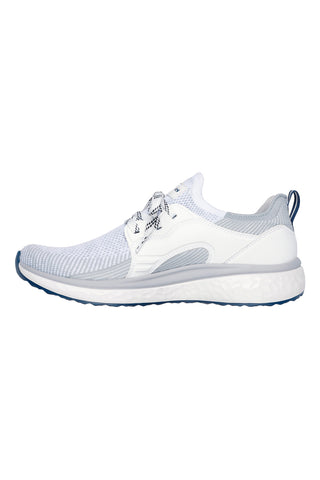 Sneakers bianche e grigie in mesh Skechers Lancer Dalton