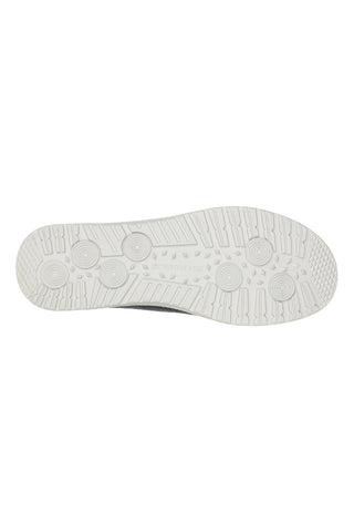 Blaue Slip-on Freizeitschuhe mit Memory Foam Skechers Melson Raymon