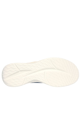 Sneakers slip ins blu in knit Skechers Slade quinto