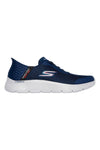 Sneakers blu slip-ins ammortizzate Skechers Go Walk Flex Hands Up