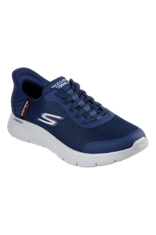 Sneakers blu slip-ins ammortizzate Skechers Go Walk Flex Hands Up