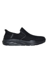 Schwarze Pantoletten mit Memory Foam und Slip-Ins Skechers Equalizer 6.0 Stoaver