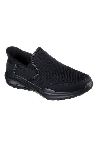 Schwarze Pantoletten mit Memory Foam und Slip-Ins Skechers Equalizer 6.0 Stoaver