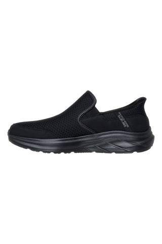 Schwarze Pantoletten mit Memory Foam und Slip-Ins Skechers Equalizer 6.0 Stoaver