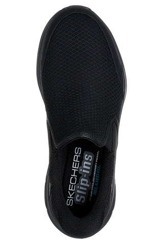 Schwarze Pantoletten mit Memory Foam und Slip-Ins Skechers Equalizer 6.0 Stoaver