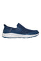 Blaue Pantoletten mit Memory Foam und Slip-ins Skechers Equalizer 6.0 Stoaver