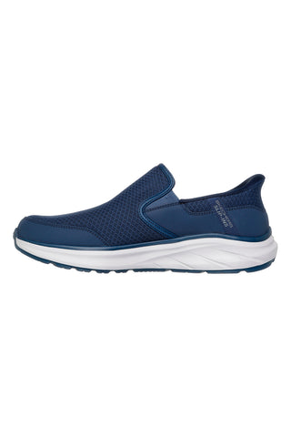 Blaue Pantoletten mit Memory Foam und Slip-ins Skechers Equalizer 6.0 Stoaver