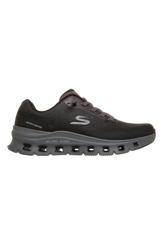 Schwarzer Stoff Turnschuhe Skechers Glide-Step Pro Waverra