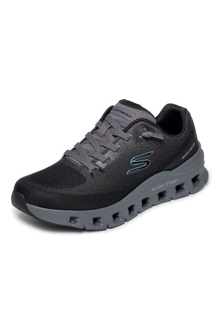 Schwarzer Stoff Turnschuhe Skechers Glide-Step Pro Waverra