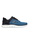 Blaue Sportschuhe mit Memory Foam Skechers Track Broader