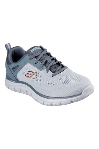 Graue Sportschuhe mit Memory Foam Skechers Track Breiter