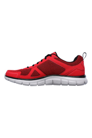 Rote Sportschuhe mit Memory Foam Skechers Track Bucolo