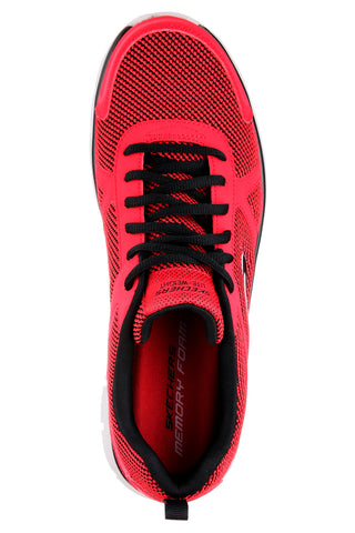 Rote Sportschuhe mit Memory Foam Skechers Track Bucolo