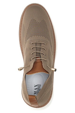 Lässige braune Schuhe mit Schnürsenkeln Max dillan BK024381