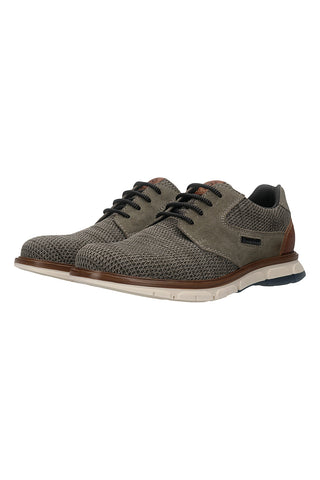 Scarpe stringate verde scuro in tessuto Bugatti 331AWB0469147114